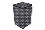 The Furnishing Tree Washing Machine Cover Compatible for Samsung 6.2 kg WA62M4100HY/TL Fully Automatic Top Load Basketweave Pattern Grey