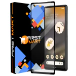 FIRST MART Edge To Edge Black Border OG Tempered Glass Screen Protector for Google Pixel 6A, Pixel 6A 5G