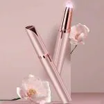 Virth Portable Eyebrow, Face, Lips, Nose Hair Removal Electric Trimmer with Light