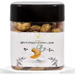 1ST fARMER Roasted Cashew Nuts BLACK PAPER Flavoured Cashew Snacks | Crunchy & Delicious Cashews (200 g)