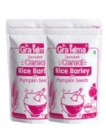 Bygrandma Rice , Barely Baby Food | 560 gm (Pack of 2 - 280 gm each)