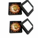 A V Gifts And Handicrafts Brass And Copper Lotus Diya 6 Inch Set Of 2 With Separate Separate Box Packing