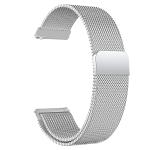 LIDDU Metal Smart Watch Strap for Fossil Gen 5, 5E, and 6 (White) - 22 mm