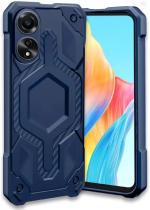HUPSHY Back Cover for OPPO A38 (Blue, Flexible, Silicon, Pack of: 1)