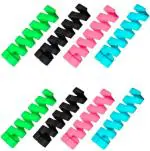 See Inside Spiral Charger Spring Cable Protector Data Cable Saver Cable Protector  (Multi Color)