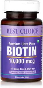 Best Choice Biotin 10000 mcg Capsules 30 Capsule