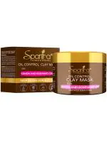 Spartra Oil Control Clay Mask with Lemon and Rosemary Oil Keep Excess Sebum at Bay No Paraben No Mineral Oil Blended with Natural Ingredients Wash off Face Mask for Glowing Skin 125g for Men and Women (Pack of 1)