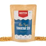 Indiyum Aloo Tamatar Pyaaz Sev 150g | Organic Namkeen | Healthy Indian Snacks | Crispy & Fresh Snack | Fried Sticks Indian Namkeen