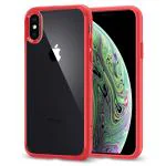 Spigen Red Polycarbonate Ultra Hybrid Back Cover Case For Iphone X And XS