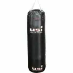 USI Universal The Unbeatable Punching Bag, Boxing Bag, 626PU Fury Thick PU Filled Boxing Bag for Boxing Martial Arts Kickboxing Training, Chain Included, D-Ring at Bottom, Dia 39cm (Length 180cm)