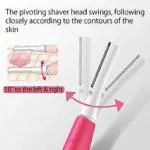 Panasonic ES-WF61 Women Facial Hair Shaver Trimmer with Eyebrow Shaper, Pink