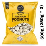 Heka Bites 500g Makhana ( Fox Nuts) (250g*Pack of 2)