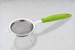 TENEZA Tea Strainer for Kitchen, Chhalni - Chhani for Tea & Coffee, Tea Filter Stainless Steel, Tea and Coffee Strainer Filter with Stainless Steel Mesh - 1 pcs (Green)