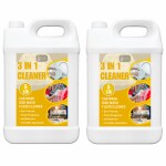 Flisko Floor Cleaner 10 Liter Yellow with Power of Lemon for 99.9% Anti Bacterial Protection, Surface Cleaner