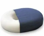 Fazista Donut Ring Pillow for Piles Coccyx Sciatic Pregnancy Tailbone Back Pain Relief Back / Lumbar Support (Black)