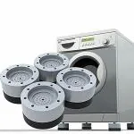 WEPTIX Anti Vibration Pads for Washing Machine Washing Machine Feet Pads Shock Absorber Noise Cancelling Washing Machine Rubber Pads Washing Machine Anti Vibration Pad with Tread Grip