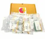 Circuit Ranger Assorted Resistor Kit - 500 Pieces, 20 Values, 1/4 Watt, 5% Tolerance, for DIY Hobby Projects