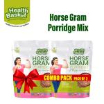 HEALTH BASKET HORSE GRAM PORRIDGE MIX COMBO PACK OF 2 (450 GM X 2)