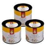 Fruit Treat Vacuum Fried Garlic Snacks (50g - Pack of 3) | Healthy, Crispy & Tasty Garlic Chips | Healthy Nutritious Snacks