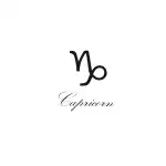 SIMPLY INKED Capricorn Astrology Temporary Tattoo, Letter & Zodiac symbol Tattoo for all (Capricorn Astrology Tattoo) Pack of 2