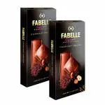 Fabelle Hazelnut Mousse - Diwali Chocolate Gift Pack 2 x 128g, Pack of 2 (Premium Packaged Large Luxury Milk Chocolate Bar with Hazelnut Cocoa Mousse and Roasted Turkish Hazelnut Bits)