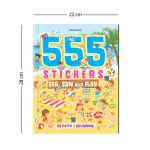 555 Stickers, Sea, Sun and Play Activity & Colouring Book : Children Book Pages 56 Paperback Interactive & Activity Book by Dreamland Publications