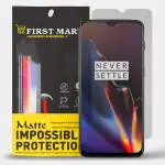 FIRST MART Matte Impossible Flexible Fiber Tempered Glass Screen Protector for OnePlus 6T, One Plus 7