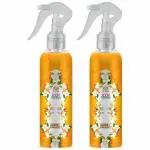 St. John Room Freshener Spray for Home and Office -Jasmine & Sandalwood for Long Lasting Fragrance 250ml Each Pack of 2