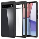 Spigen Ultra Hybrid Matte Black Polycarbonate and Thermoplastic Polyurethane Back Cover Case Compatible with Google Pixel 6a 15.22 x 0.87 x 7.18 cm
