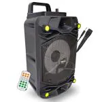 Bang 20W Bluetooth Trolley Speaker with Karaoke Mic, 5Hrs Playback, BT V5.0, USB & TF Card Support Incomplete