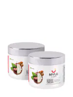 Mylo Care Stretch Marks Cream for Pregnancy with Shea Butter, Saffron, Kokum Butter and Aloe Vera, Australia Certified Toxin Free (50ml + 50ml (Pack of 2)