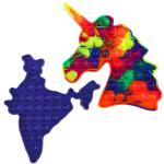 Dhoni Multicolor Bubble Fidget Toy Combo (Pack of 2)