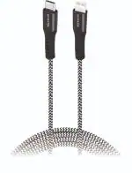 Skywater Type C to Lightning fast charging cable - Zebra Design - 20W