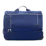 Goblin Double Decker Duffle Trolley Bag for Travelling, Overnight Luggage Travel Bag for Family 56.8 Liters (Blue) - 1 Year Warranty