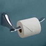 Plantex Fully Brass Smero Toilet Paper Roll Holder/Tissue Holder/Toilet Paper Holder for Bathroom/Kitchen/Bathroom Accessories - Chrome (UN-1742)