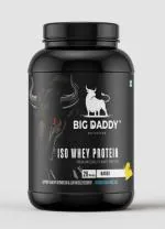 BIGDADDY Nutrition WHEY ISO RICH PROTEIN Powder| 24g Protein, 329 mg Calcium, 5.5g BCAA, Essential Vitamins eetc| For All Gender| Athletes, Sports, Fitness EnthusiastsMANGO 1KG