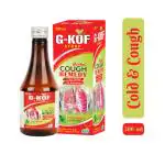 SBS G-Kof Tulsi Syrup - Ayurvedic Cough Syrup For Sore Throat And Painful Coughing - 200ml