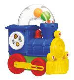 Goyals Multicolor Action Loco Engine Toy Train With Blowing Balls And Moving Pistons For Baby Kids Above 12 Month