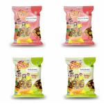 Shraddha Bites Rajwadi Flavoured And Masala Coated Tasty Flavoured Chana Combo Offer | Bhuna Chana | Flavoured Chana - 200G Pack Of 4 (800G)