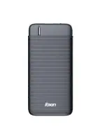 Foxin FPB 147 Poly 10,000 mAh Fast Charging Power Bank (Black)