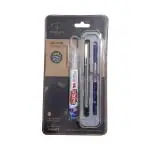 PARKER VECTOR STAINLESS STEEL GT ROLLERBALL PEN WITH 1N FREE LUXOR NANO PEN SANITIZER