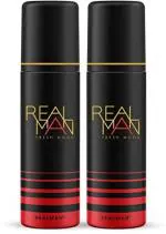 Real Man Fresh Mood Deodorant Body Spray For Men 400ml 2 Pc