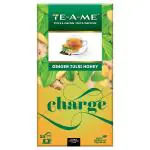 TE-A-ME Ginger Tulsi Honey Infusion Tea, Pack of 25 Infusion Tea Bags