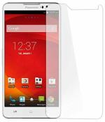 Vizio Panasonic I2 Eluga Transparent Plastic Touch Sensitive and Scratch Resistant Screen Protector with Dry and Wet Wipe 8 x 15 cm