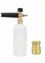 Aimex Adjustable Foam Cannon 1 Liter Bottle Snow Foam Lance, Brass Thread With 1/4