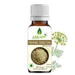 Oilcure Fennel Seed Oil | Saunf Oil | Edible | Cold Pressed | 100 ml