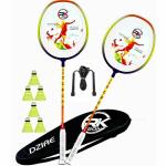 GG Gonex Swag Wide Body Badminton Combo Set of 2 pcs 6 Plastic shutle Badminton Kit Badminton Kit ()