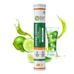 Pure Nutrition Super greens with 14+ Vitamins & Herbs For Overall Wellbeing _ 20 Effervescent Tablets