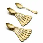 METINOX SS Baby Spoon Champagne Gold Set of 12 PC