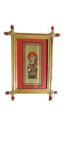 SABAI GRASS Handmade Multicolor Rectangular Wood Palm Leaf Photo Frame with Glass (pack of 3)